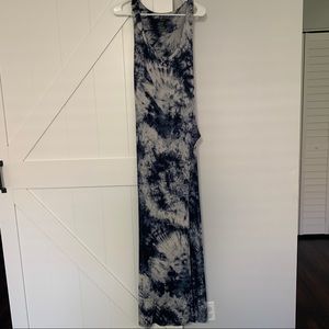 Forever21 tie dye maxi dress, size S